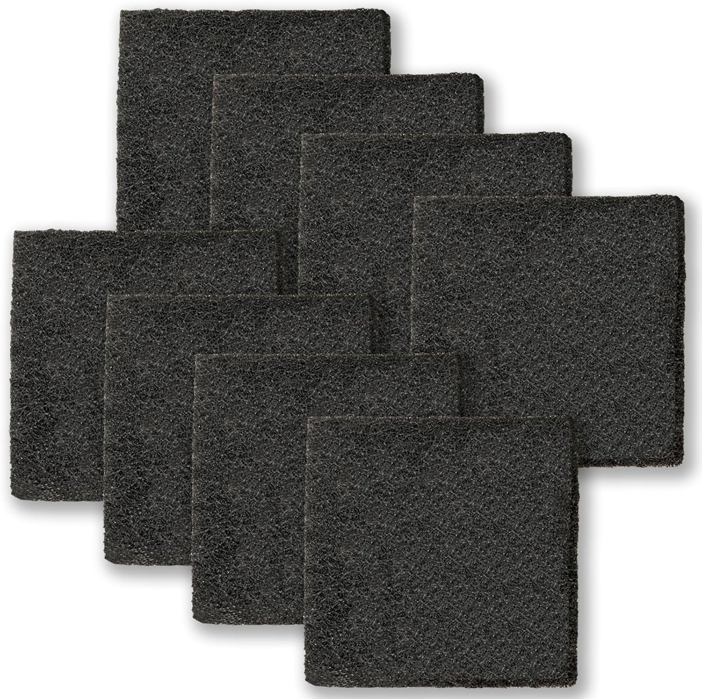 16 Pack Activated Carbon Filter with 2 Pack Recycle+Trash Sticker Fits EKO Trash Can with Built-in Compartment, Also Fits SIMPLI-Magic Garbage Bins, for Trash Can and Compost Bin