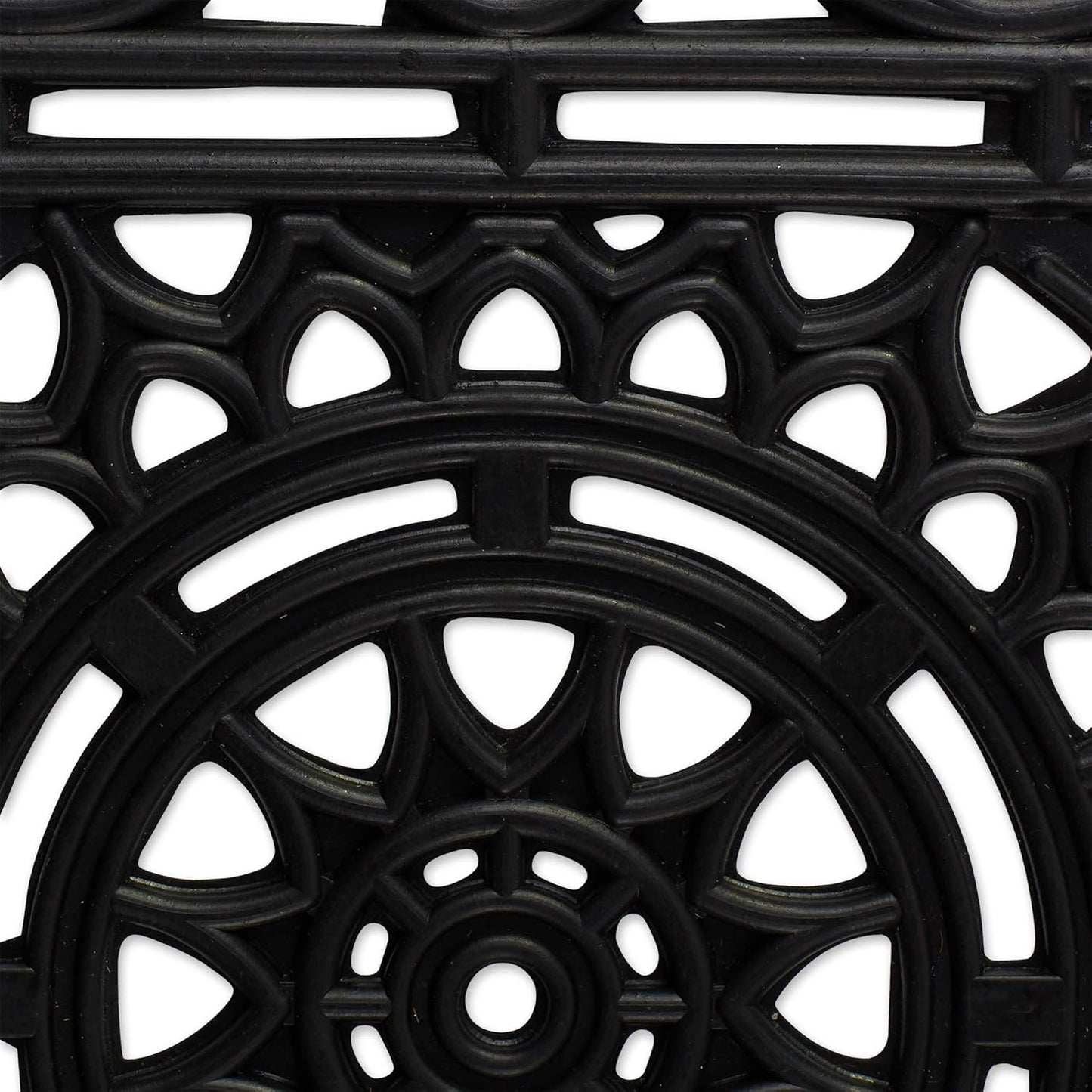 DII Rubber Doormats Collection All Weather, 18x30, Lattice