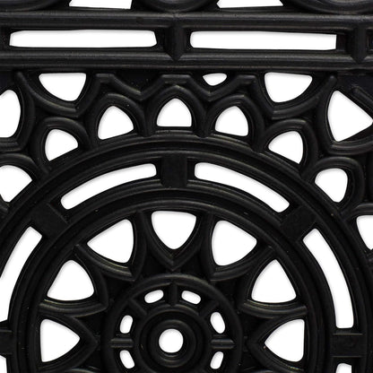 DII Rubber Doormats Collection All Weather, 18x30, Lattice