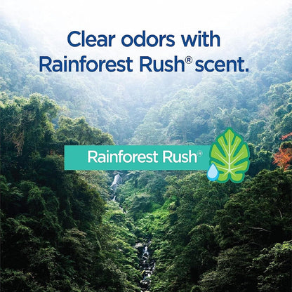 Clorox ToiletWand Disposable Toilet Cleaner Refills, Rainforest Rush Scent, 30 Count, Kills 99.9% of Germs, Touch-Free Toilet Cleaning
