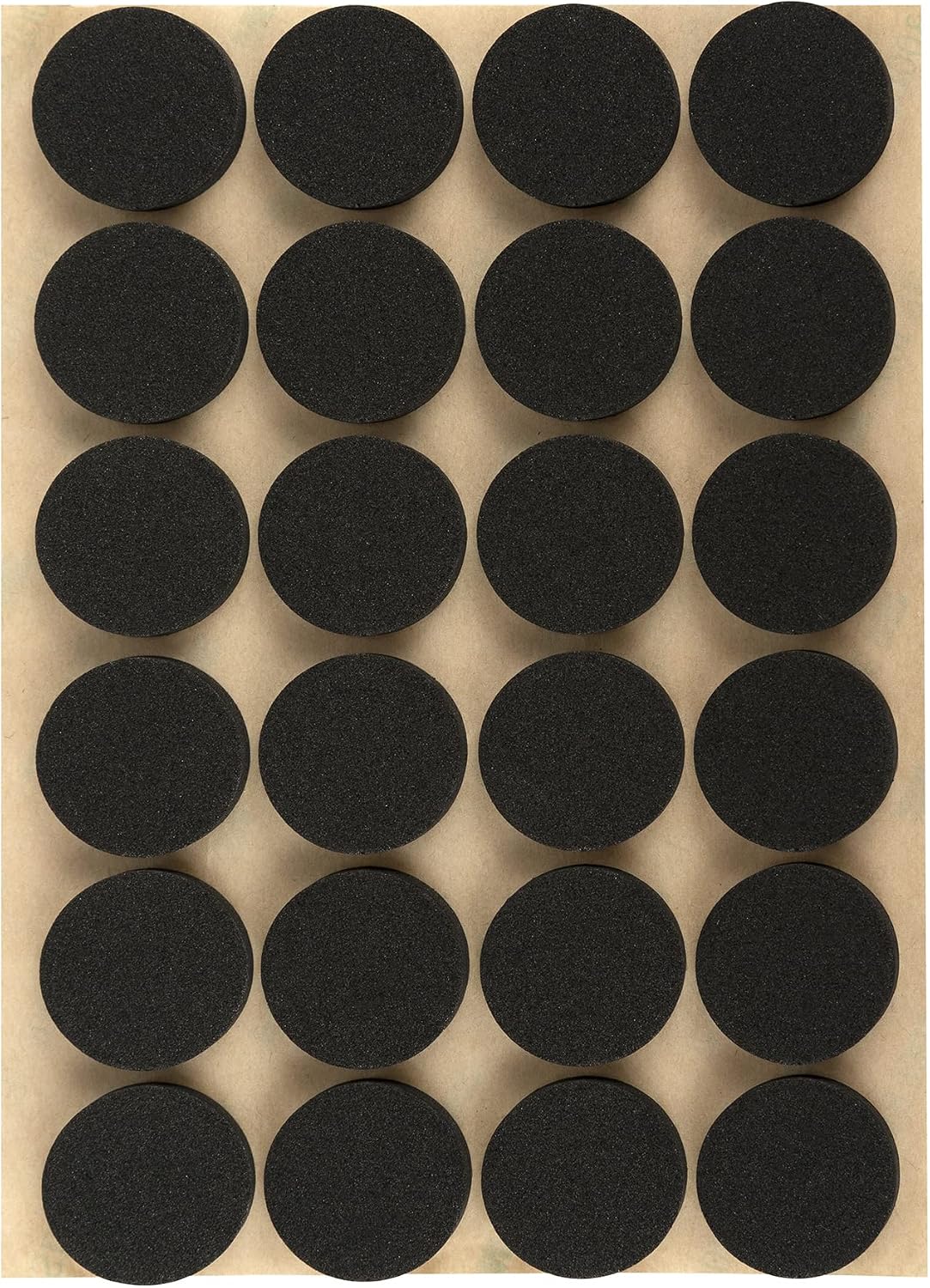 Furniture Felt Pads 3/4" (19mm) Diameter Round 3M Self Adhesive Protects Furniture and Floors Against Bumps and Scratches 140 Pack - Black