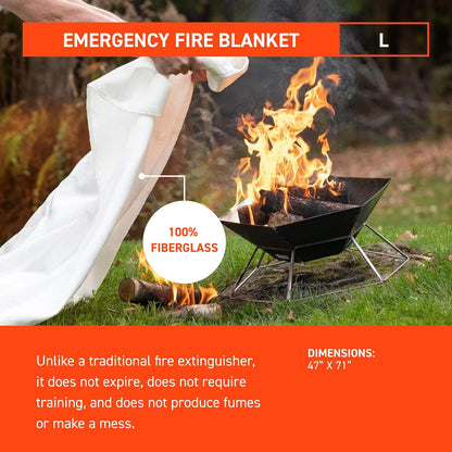 Survive Outdoors Longer Emergency Fire Safe Fire Blanket