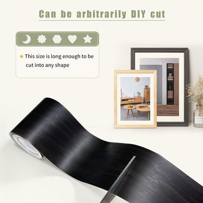 Besezx Wood Grain Repair Tape, 2.4" X15', Self Adhesive Wood Grain Repair Patch for Tables, Chairs, Baseboards, Doors, Windows, Floors, All Kinds of Furniture Renovation, Handicraft DIY. (Natural oak)