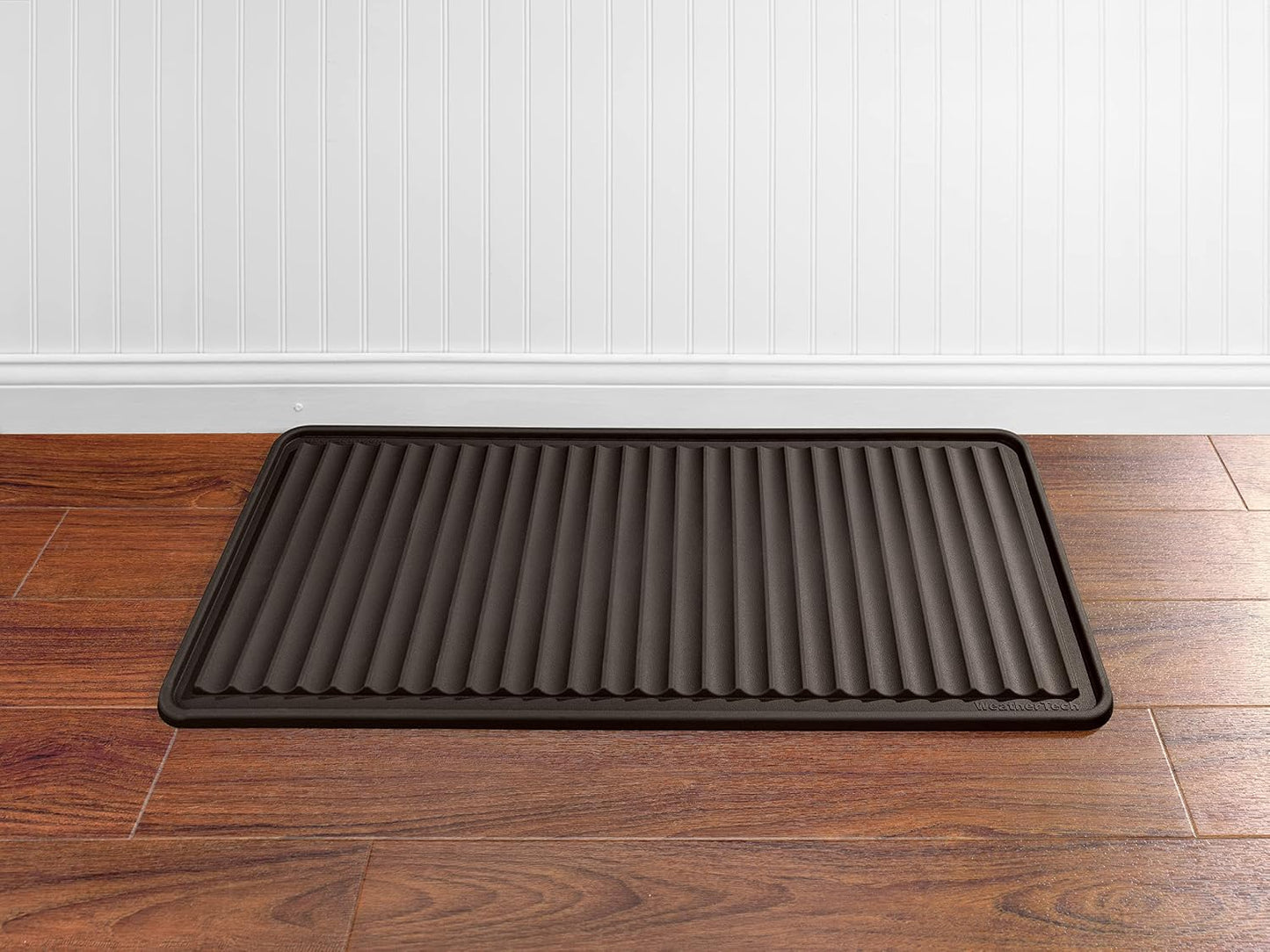 WeatherTech BootTray for Entryway - Durable Mat for Boots, Shoes, Traps Water and Dirt (16"x36") - Black
