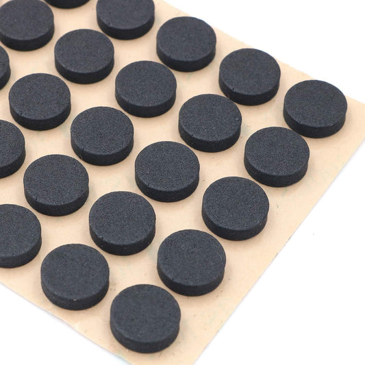 Furniture Felt Pads 3/8" (10mm) Diameter Round 3M Self Adhesive Protects Kitchen Cabinets, Drawers, Desks and Furniture Against Bumps and Scratches 100 Pack - Grey