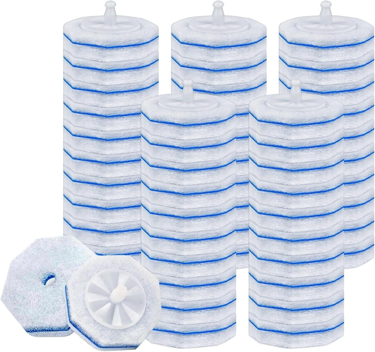 Disposable Toilet Wand Refills for Clorox, 50 Count - Compatible with Clorox Toilet Wand for Bathroom Cleaning