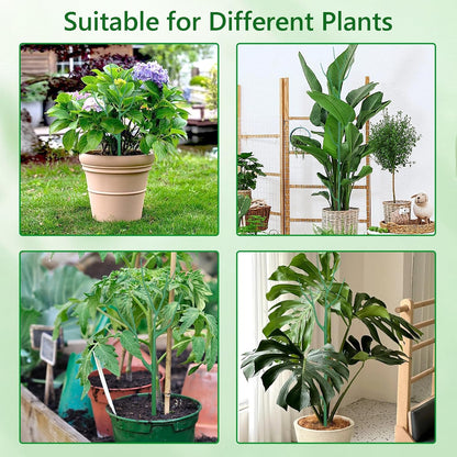 10-Pack Stackable Plant Stakes for Monstera, Pothos & Climbing Plants | 14.57-Inch Tall Branch-Style Plant Support - Reusable Plastic Stake Helps Plants Grow Upright Indoors & Outdoors