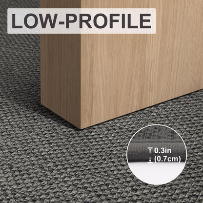 LEKEEPGO Door Mat 17"x29", Non Slip Door Mat Indoor Entrance, Rubber Backing Indoor Door mats Washable Absorbent Low-Profile Doormat Front Entryway Entry Resist Dirt Inside Door Mats, Khaki