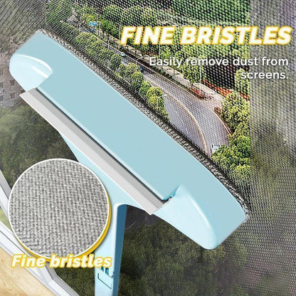 Multifunctional Screen Brush Household Tool Double-Sided Window Glass Cleaner Plastic Clean Screen Window Dust Cleaning Tool