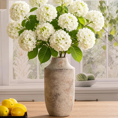 Ceramic Vase Set of 3, Modern Decorative Vases for Home Decor, Small Flower Pottery Vase Sets, Boho Farmhouse Rustic Vases for Living Room, Kitchen, Bedroom, Bathroom, Shelf, Table