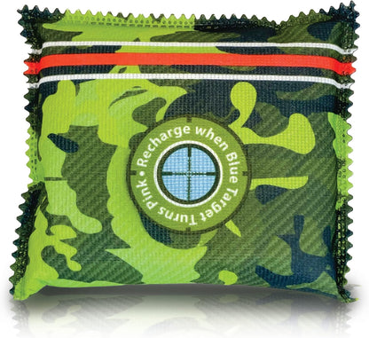 Zarpax Gun Safe Dehumidifier Camouflage - Rechargeable Desiccant Dehumidifier Bags - Reusable & Absorbs Moisture & Humidity - 4x Pack
