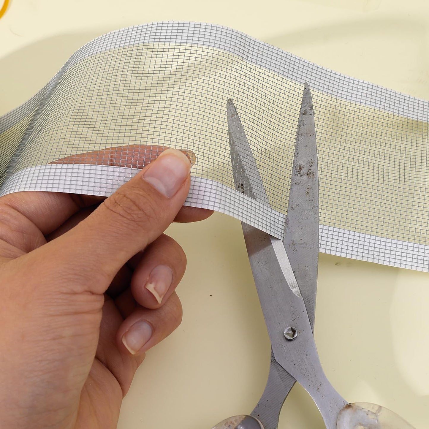 2 Rolls Self-Adhesive Window Screen Repair Tapes Screen Door Tent Net Repair Patch Net (5 Meters/Roll 7cm in Width)
