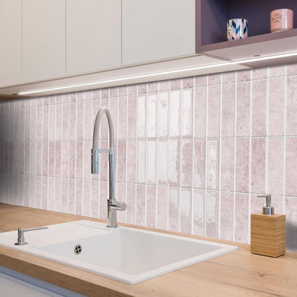 Alwayspon 10 Sheets 12x12inch Beige 3D Vinyl Backsplash Tiles, Self-Adhesive Peel and Stick Wall Tile Stickers Stick on Subway Tiles for Kitchen Bathroom Wall