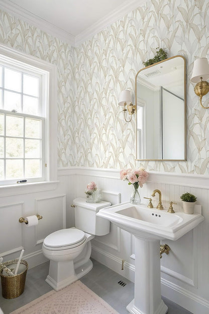 Heroad Boho Peel and Stick Wallpaper Beige Renter Friendly Wall Paper Peel and Stick Modern Contact Paper Neutral Geometric Wallpaper for Bedroom Bathroom Cabinets Decor Vinyl Waterproof 17.3"x78.7"
