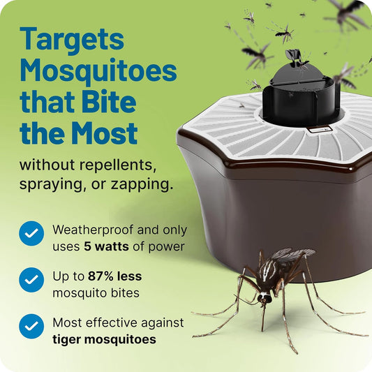 Biogents Mosquitaire Outdoor Mosquito Trap with CO₂ Booster & Sweetscent Lure | Eco-Friendly, Pesticide-Free, Pet-Safe Repellent Alternative | Electric Catcher for Comprehensive Mosquito Control