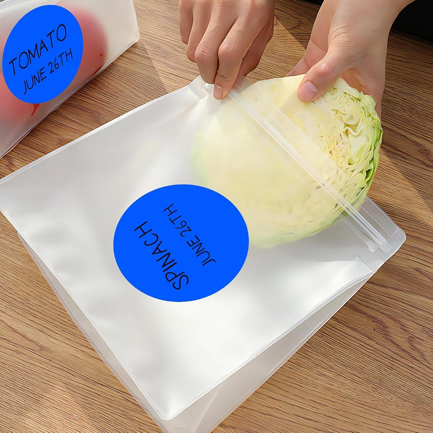3 Inch White Color Code Dot Stickers,500 PCS Round Labels Stickers in Dispenser Box for Organization, Inventory,Classroom
