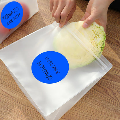 3 Inch White Color Code Dot Stickers,500 PCS Round Labels Stickers in Dispenser Box for Organization, Inventory,Classroom