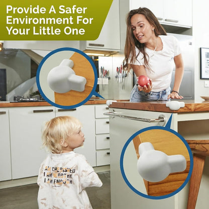 Silicone Corner Protectors for Baby Proofing – Soft Adhesive Corner Guards for Tables & Furniture, Child Safety Edge & Corner Bumpers. Protects Toddlers from Sharp Edges (12 Pack/Brown)