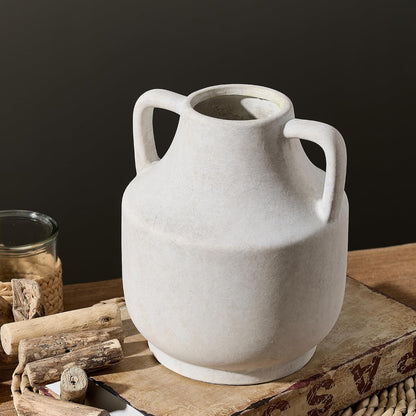 Ceramic Vase Set of 3, Modern Decorative Vases for Home Decor, Small Flower Pottery Vase Sets, Boho Farmhouse Rustic Vases for Living Room, Kitchen, Bedroom, Bathroom, Shelf, Table