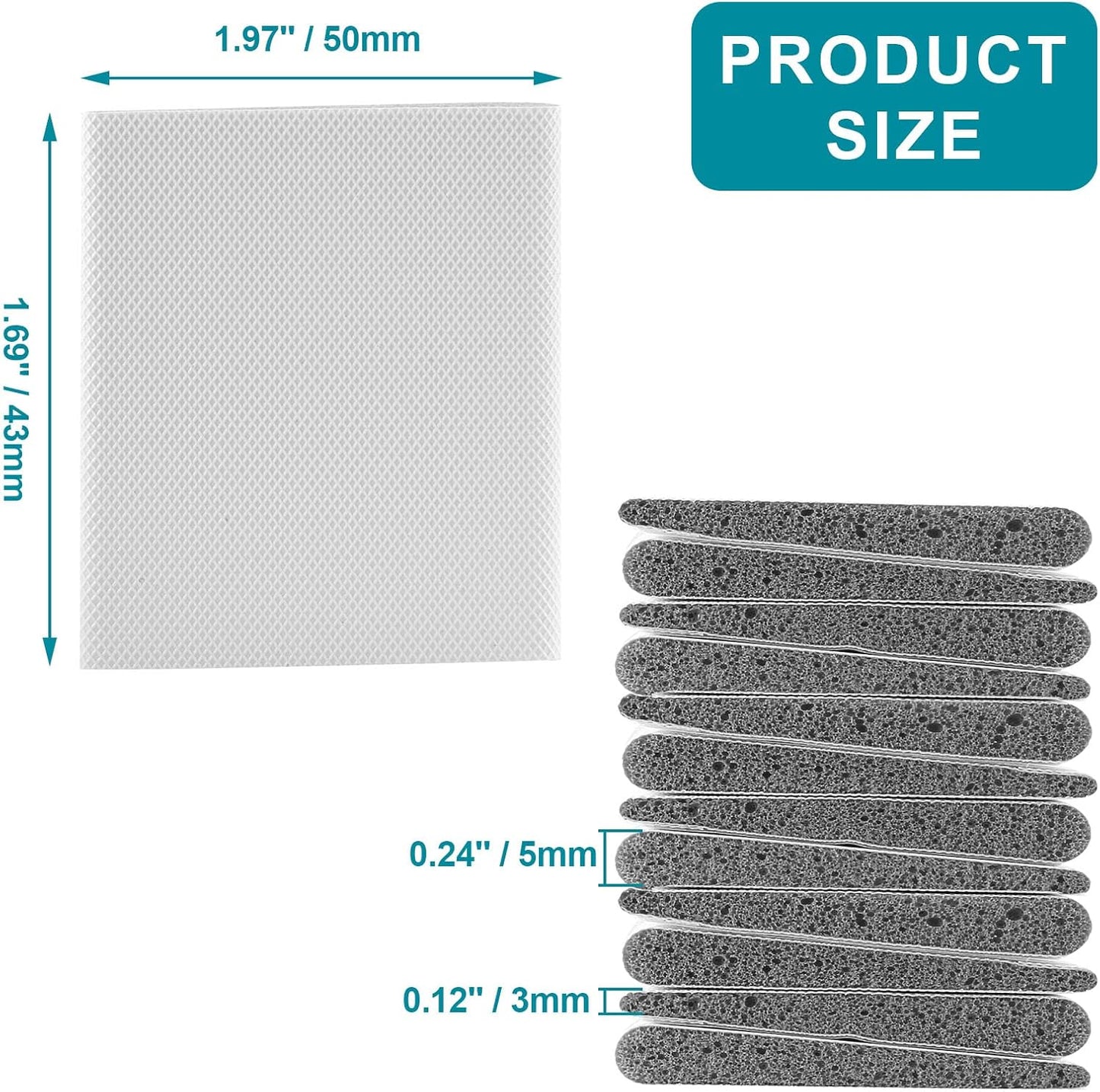 4 Pcs Door Corner Seals, Exterior Door Jamb Frame Seal, Self-Adhesive Wedge Draft Stoppers Foam Pads for Weather Stripping Noise Isolating (White)