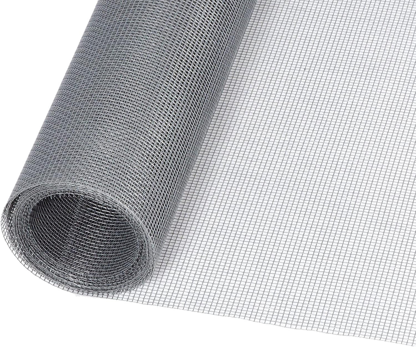 TOOLTRIZ Windows Screen and Screen Door Replacement, 48"x118" Durable Fiberglass Screen Mesh - Screen & Sliding Screen Door Repair for Patio & Window
