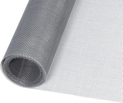 TOOLTRIZ Windows Screen and Screen Door Replacement, 48"x118" Durable Fiberglass Screen Mesh - Screen & Sliding Screen Door Repair for Patio & Window