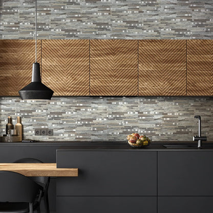 Midcard 20 Sheet Peel and Stick Backsplash, White Marble PVC Wall Tile for Kitchen Backsplash
