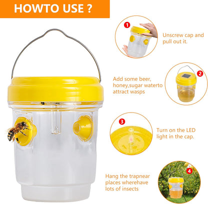 3pc Wasp Traps Outdoor Hanging