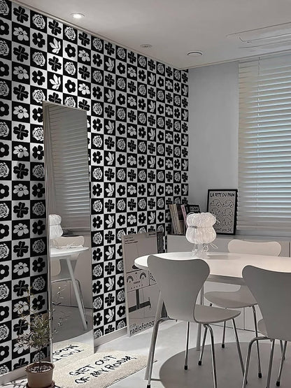 Heroad Boho Peel and Stick Wallpaper Beige Renter Friendly Wall Paper Peel and Stick Modern Contact Paper Neutral Geometric Wallpaper for Bedroom Bathroom Cabinets Decor Vinyl Waterproof 17.3"x78.7"
