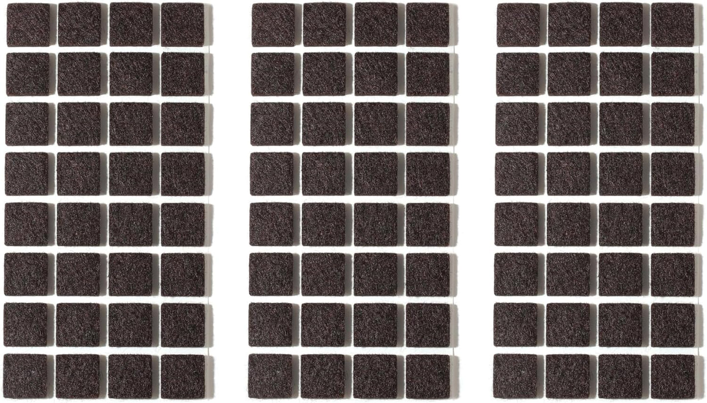 Furnigear Felt Furniture Pads for Hardwood Floors - Self Adhesive Chair Felt Pads, Floor Protector for Furniture Feet, Furniture Sliders Moving Your Furniture Smoothly - Anti Scratch 96 Pcs 3/4" Round