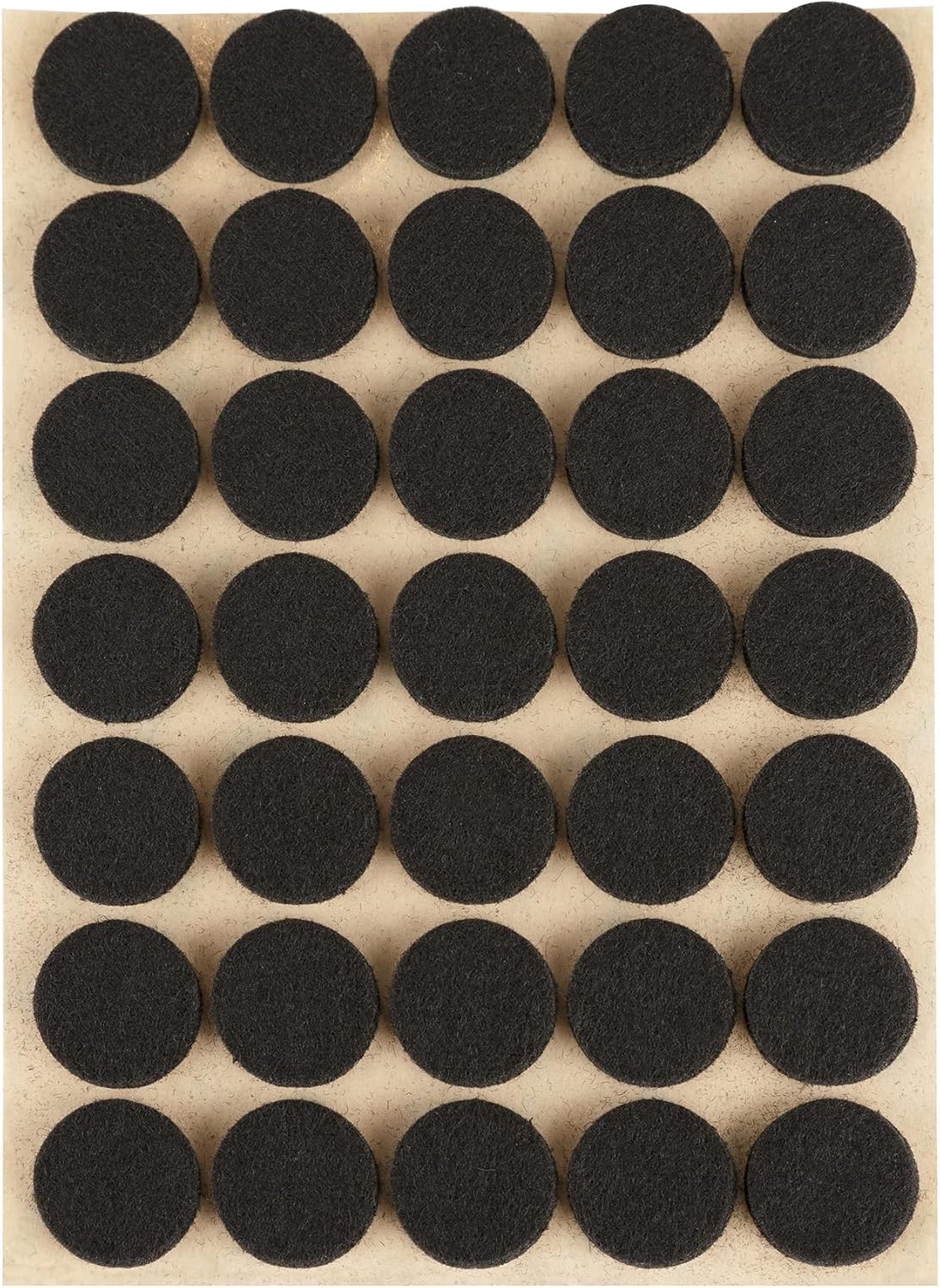 Furniture Felt Pads 3/4" (19mm) Diameter Round 3M Self Adhesive Protects Furniture and Floors Against Bumps and Scratches 140 Pack - Black