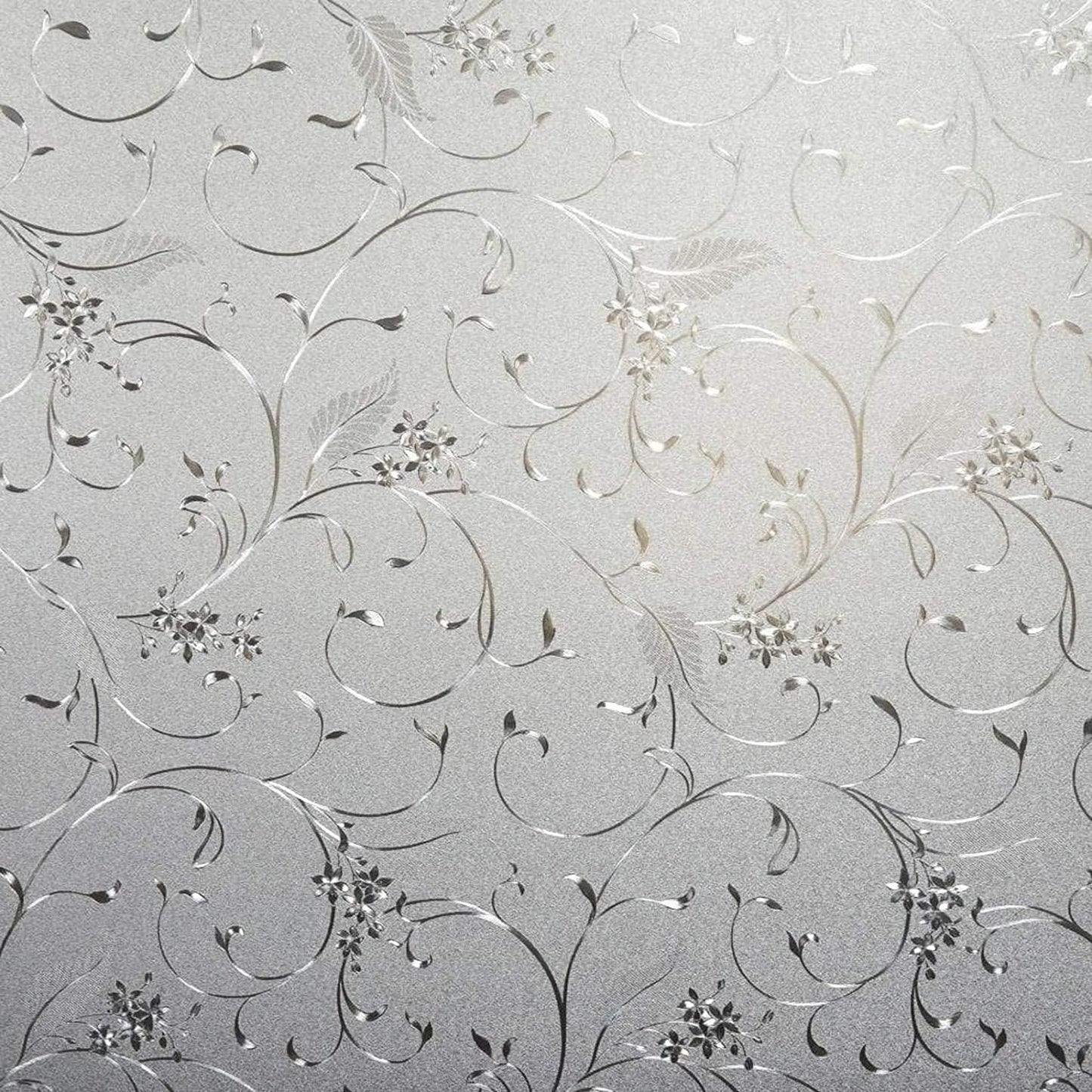 Niviy Window Privacy Film Static Cling Non-Adhesive Window Film Frosted Glass Bathroom Door Decoration Privacy Covering (17.7"x 78.7")