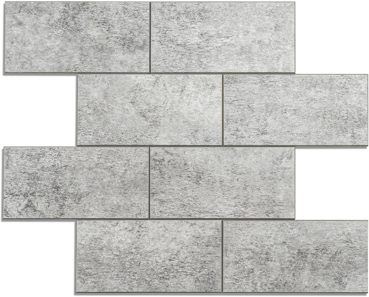 Havenly Peel and Stick Backsplash Tile for Kitchen & Bathroom Walls (White, 10 Tiles - 9.7 sq. ft. (0.9 m²))