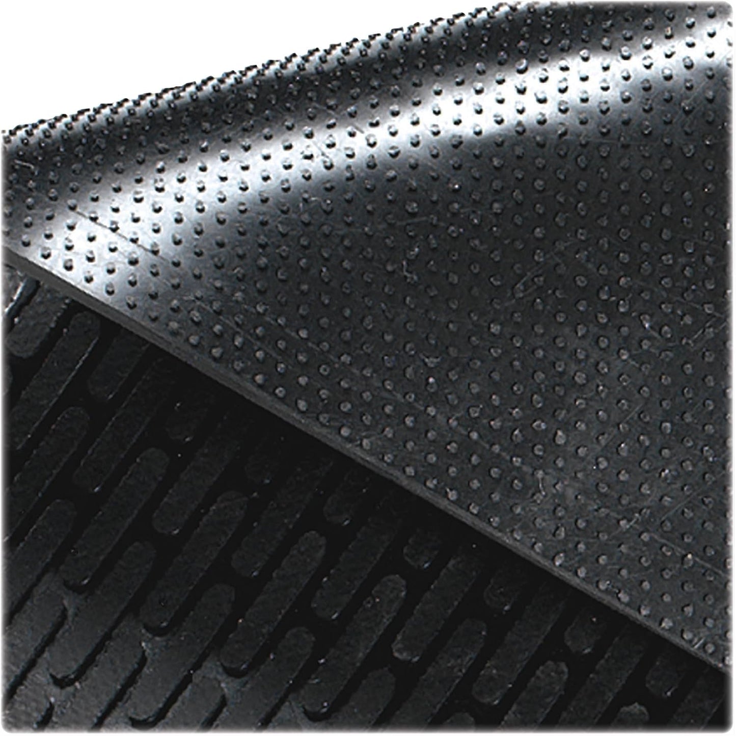 Genuine Joe Clean Step Scraper Floor Black Mat, 60" L x 36" W