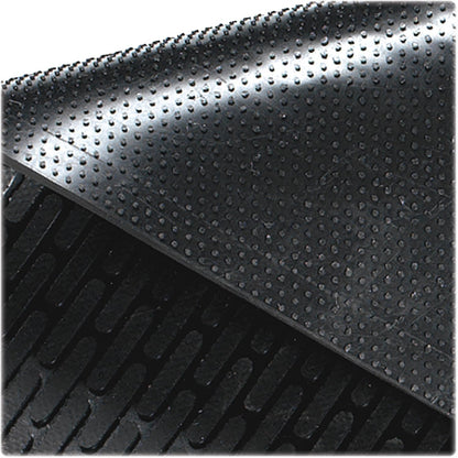 Genuine Joe Clean Step Scraper Floor Black Mat, 60" L x 36" W