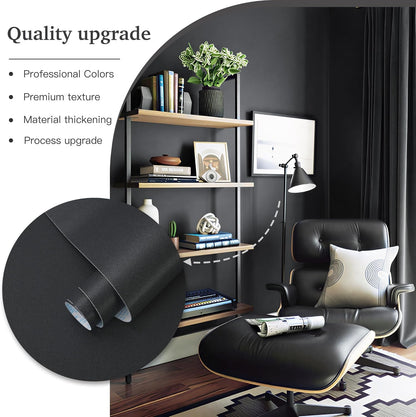 Dimoon 17.7''x118'' Peel and Stick Wallpaper White Contact Paper for New Environmentally Friendly Materials Thickening Upgrade Embossed Renter Friendly Wall Paper Modern Vinyl Wrap Countertop Bedroom
