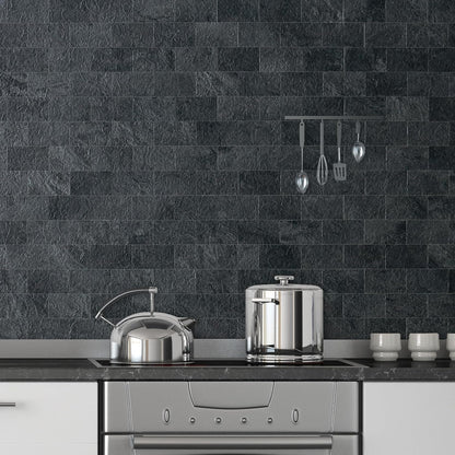 DICOFUN 10-Sheet Polished White Thick PVC Peel and Stick Backsplash, Ceramic Look Subway Tile White Kitchen Backsplash Peel and Stick Wall Tiles