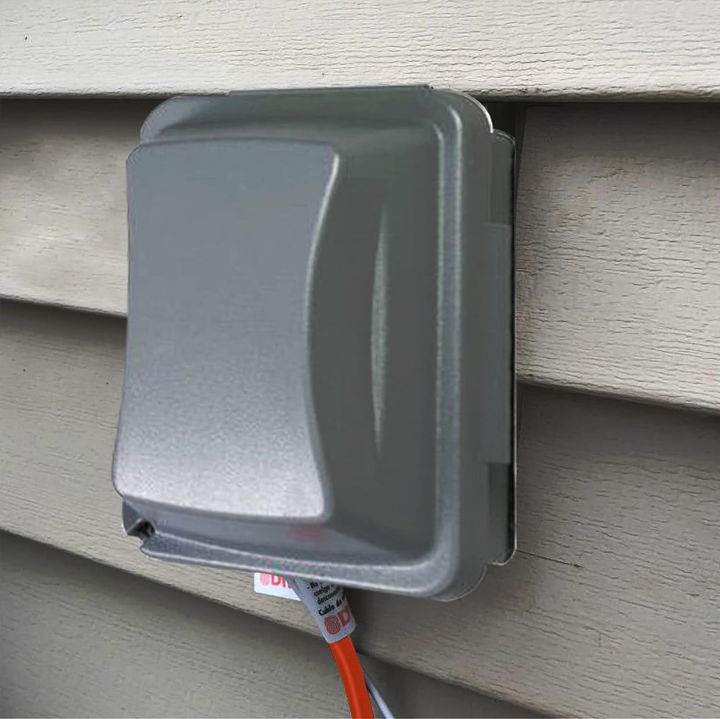 TayMac MM2410G Gray Polycarbonate 2-Gang Weatherproof In-Use Electrical Outlet Cover for Home Improvement, 2.75-in. Deep Outdoor Outlet Cover for Electrical Box, UFAST 55-in-1, Rated NEMA 3R