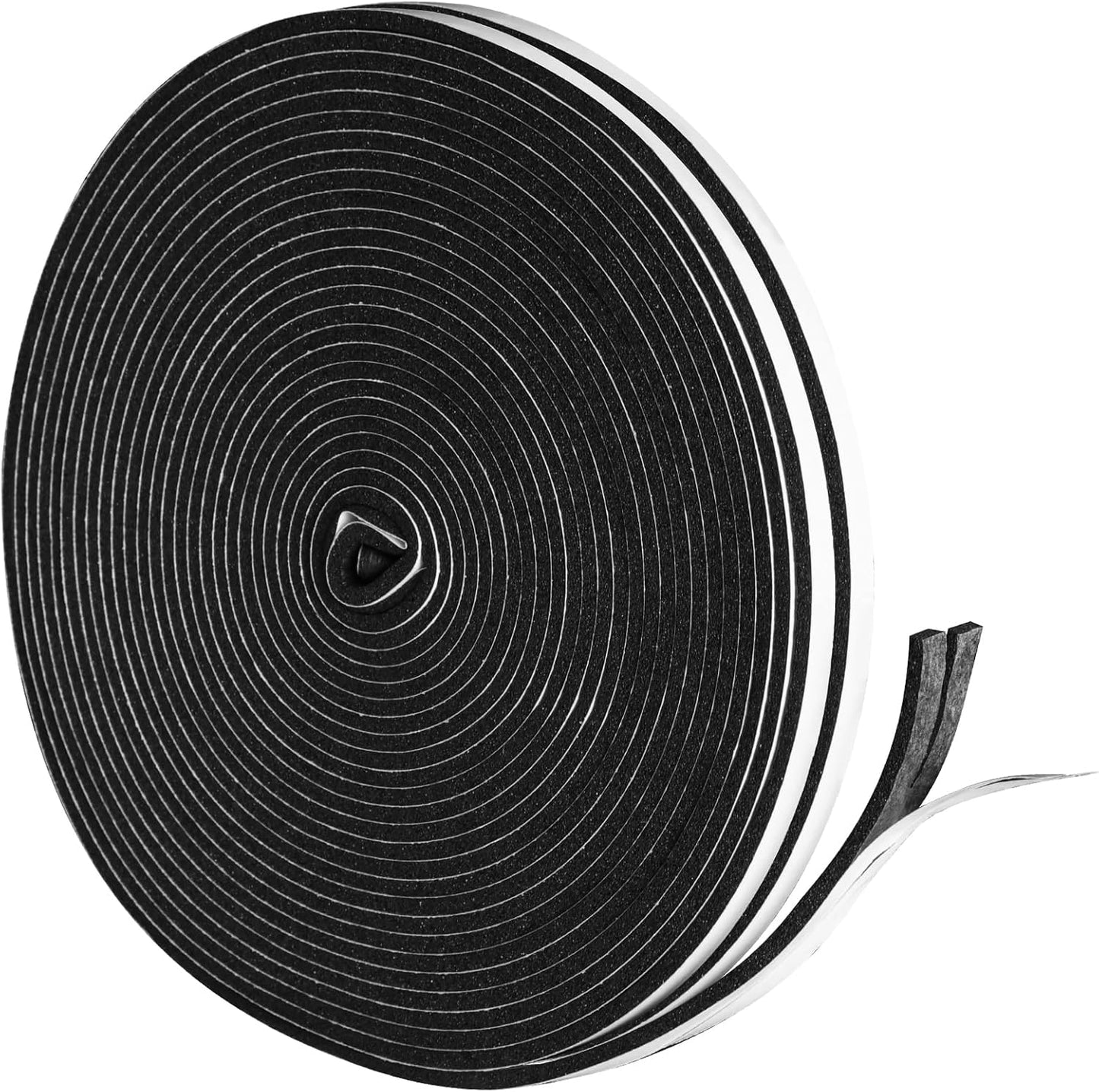 DGSL Foam Insulation Tape, 1/2In x 1/4In x 33Ft Weather Stripping Door Seal Strip for Doors and Windows,Sliding Door,Sound Proof Soundproofing Door Seal,Weatherstrip,Air Conditioning Seal Strip