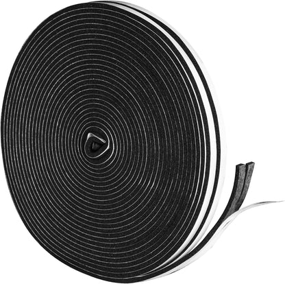 DGSL Foam Insulation Tape, 1/2In x 1/4In x 33Ft Weather Stripping Door Seal Strip for Doors and Windows,Sliding Door,Sound Proof Soundproofing Door Seal,Weatherstrip,Air Conditioning Seal Strip