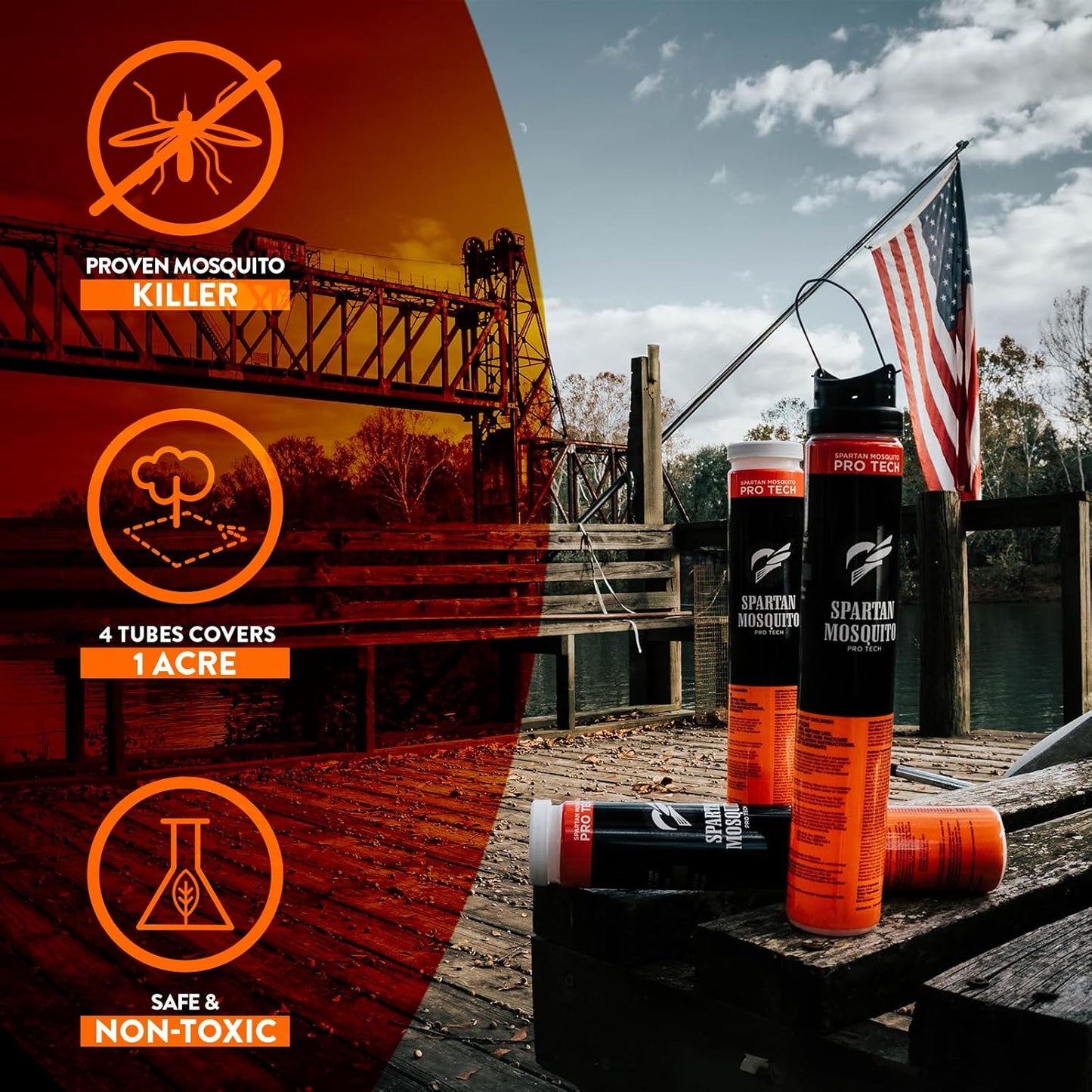 Spartan Mosquito Pro Tech Replacement/Refill Tube – Replacement Tube for existing Spartan Mosquito Pro Tech Stations. Designed to Replace the Current Tube only. Black Cap and Hook are NOT Included.