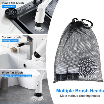 3 Pcs of Brush Heads,Replacement Brush Heads Set for Electric Spin Scrubber, Cordless Power Shower Scrubber, Cleaning Brush for Bathroom Tile Sink Floor Cleaning.