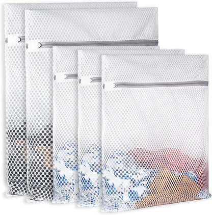 2 XX-Large Honeycomb Mesh Laundry Bag Delicates Durable for Washing Machine,24 x 24 Inches lingerie bags for Laundry, Travel Storage Organize Bag for Cotton Clothes,Sheet,Sweater, Shoes
