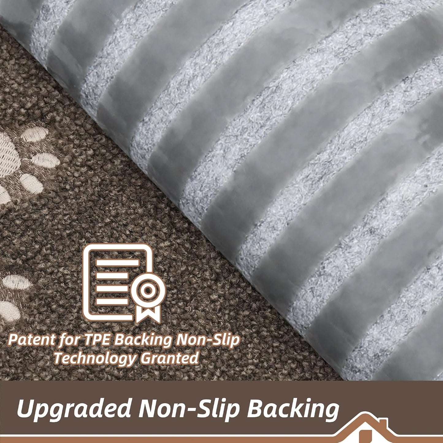 BEQHAUSE Stair Treads for Wooden Steps 28inX9in, Non Slip Carpet Stair Treads Indoor Stair Runners Machine Washable, Soft Stair Rugs Mat Surface Polyester TPE Backing, 4pcs, Charcoal