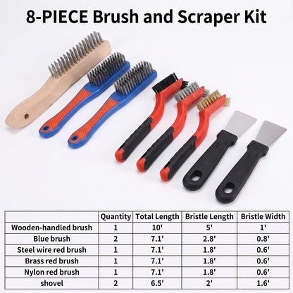 13PCS Window Sill Cleaner Tools - Deep Clean Crevice Cleaning Brush for Window/Door Tracks, Sill, Tile Lines, Kitchen Gunk, Bathroom Counters
