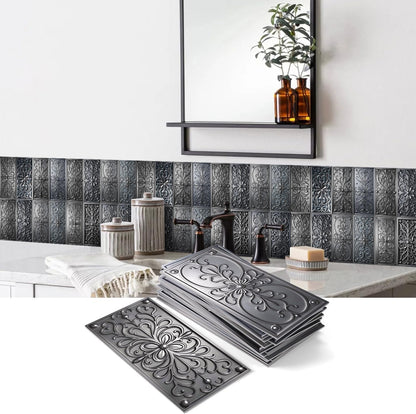 VICCI 32Pcs Tile Decals - Peel and Stick Kitchen Backsplash - Decorative Wall Tiles Stickers 8" x 4" Self-Adhesive Waterproof Removable for Bathroom Cabinets Home DIY Projects Decor