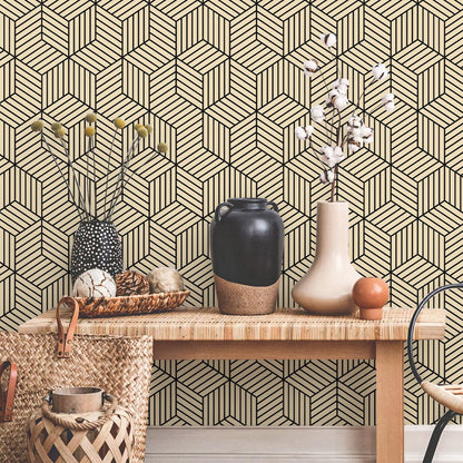 MelunMer Geometric Peel and Stick Wallpaper Gold 118In L 17.7In W Self Adhesive Removable Wallpaper for Bedroom/Bathroom Waterproof Modern Contact Paper for Cabinets Gold Contact Paper Shelf Liner