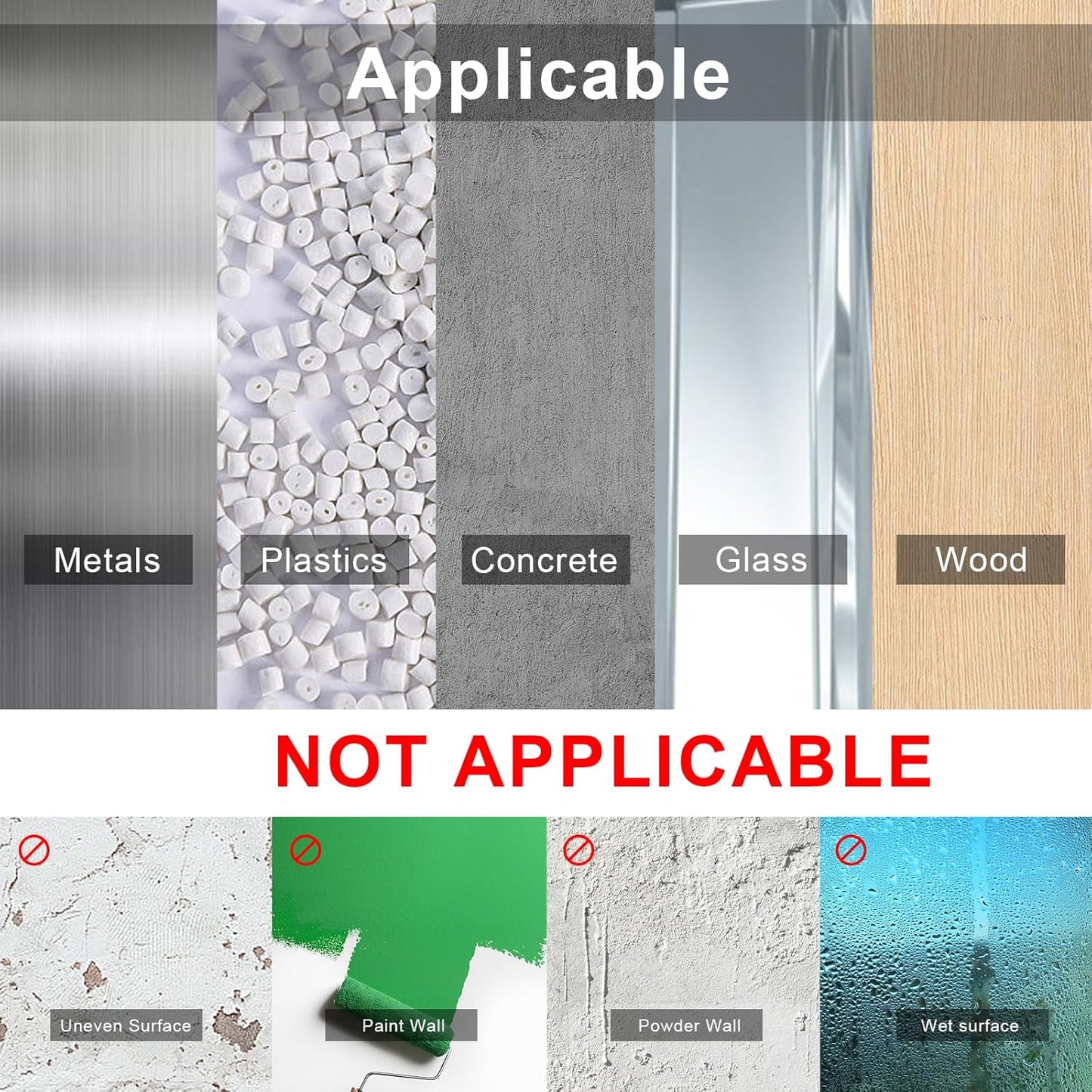 Strong Adhesive Weather Stripping, High Density Weatherproof Weather Stripping Door Seal Strip for Sliding Door, Windows,Noise-Reduction Foam Sealing Strip, White(1/2 in x 1/4 in x 13Ft) - Colors A