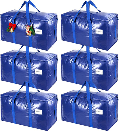 KYODOLED 10-Pack Clear Moving Bags Heavy Duty Extra Large, Storage Totes with Reinforced Handles, Zippers & Label Pocket, Transparent Packing Containers for College Dorm, Clothes, Bedding, Toys