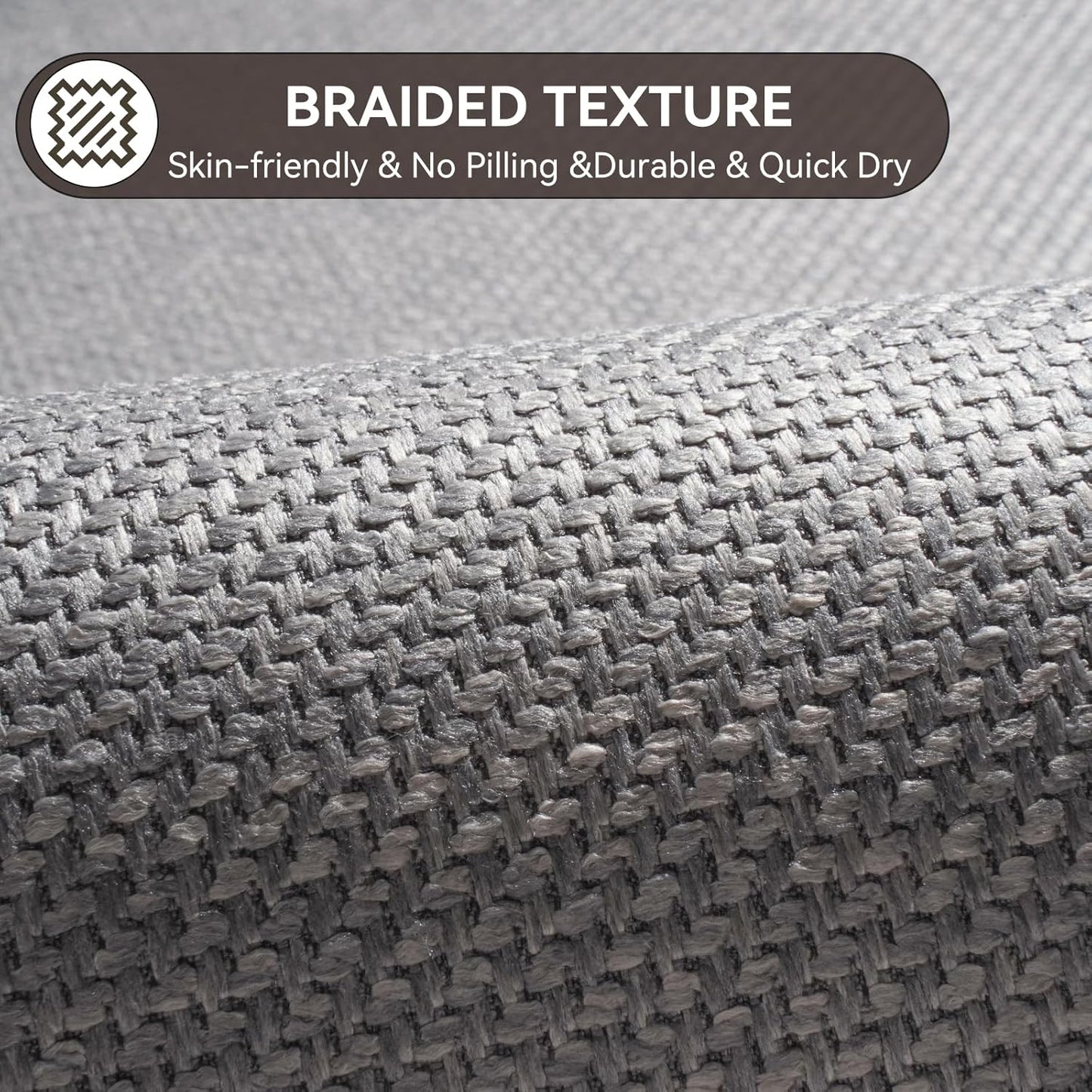 YDKGL Ultra Thin Bathroom Rugs Mat Quick Dry Absorbent Non Slip Bath Mat Bath Mats for Bathtub Mat Bathroom Carpet Fit Under Door Washable Floor Rubber Half Round Bath Rugs Grey 16x24